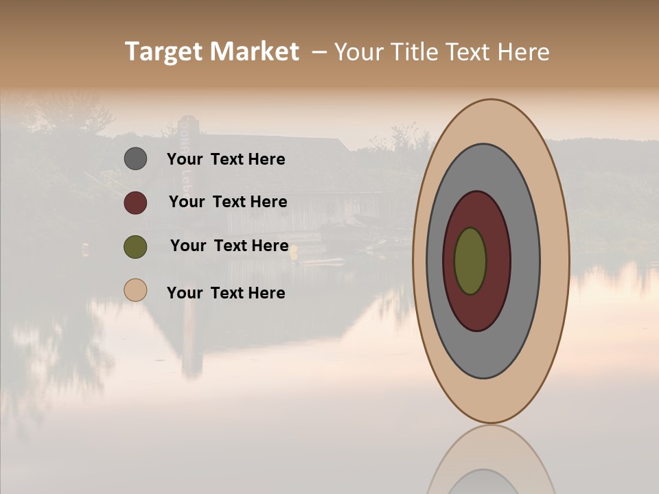 Year Seasons Duemmerung Donau PowerPoint Template