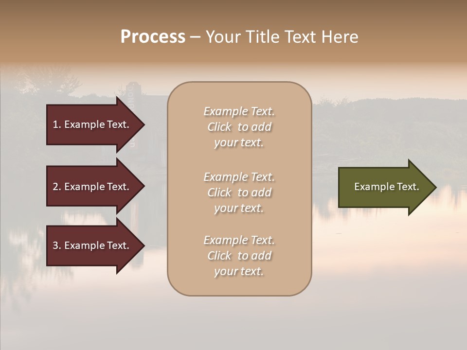 Year Seasons Duemmerung Donau PowerPoint Template