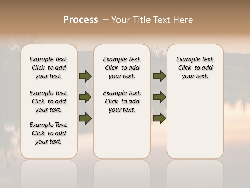 Year Seasons Duemmerung Donau PowerPoint Template