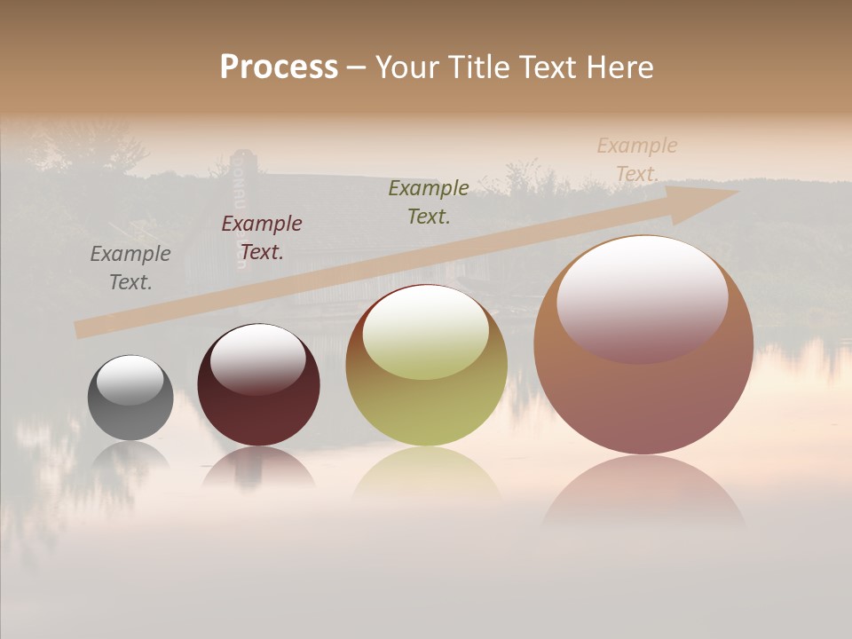 Year Seasons Duemmerung Donau PowerPoint Template