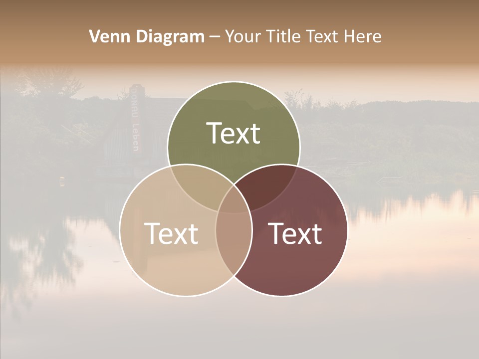 Year Seasons Duemmerung Donau PowerPoint Template