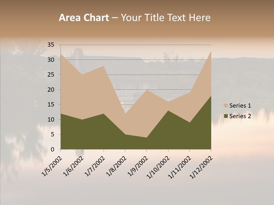 Year Seasons Duemmerung Donau PowerPoint Template