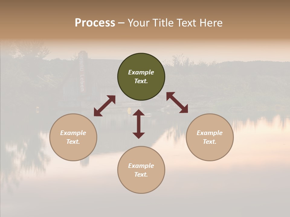 Year Seasons Duemmerung Donau PowerPoint Template