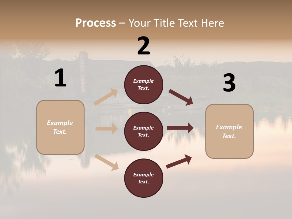 Year Seasons Duemmerung Donau PowerPoint Template