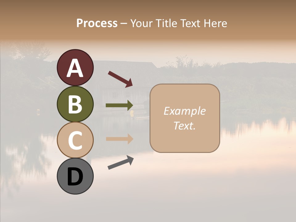 Year Seasons Duemmerung Donau PowerPoint Template