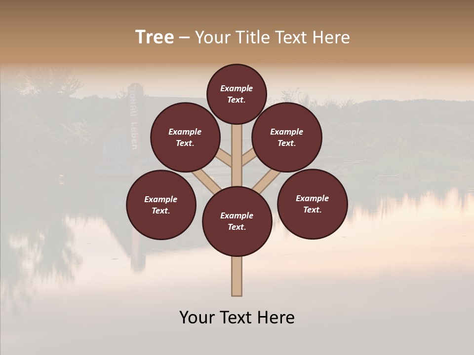 Year Seasons Duemmerung Donau PowerPoint Template