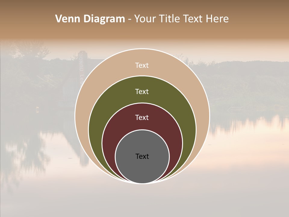 Year Seasons Duemmerung Donau PowerPoint Template