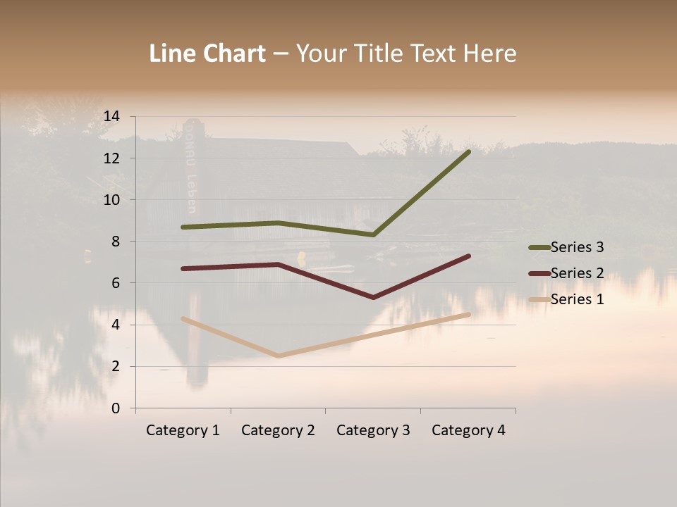 Year Seasons Duemmerung Donau PowerPoint Template
