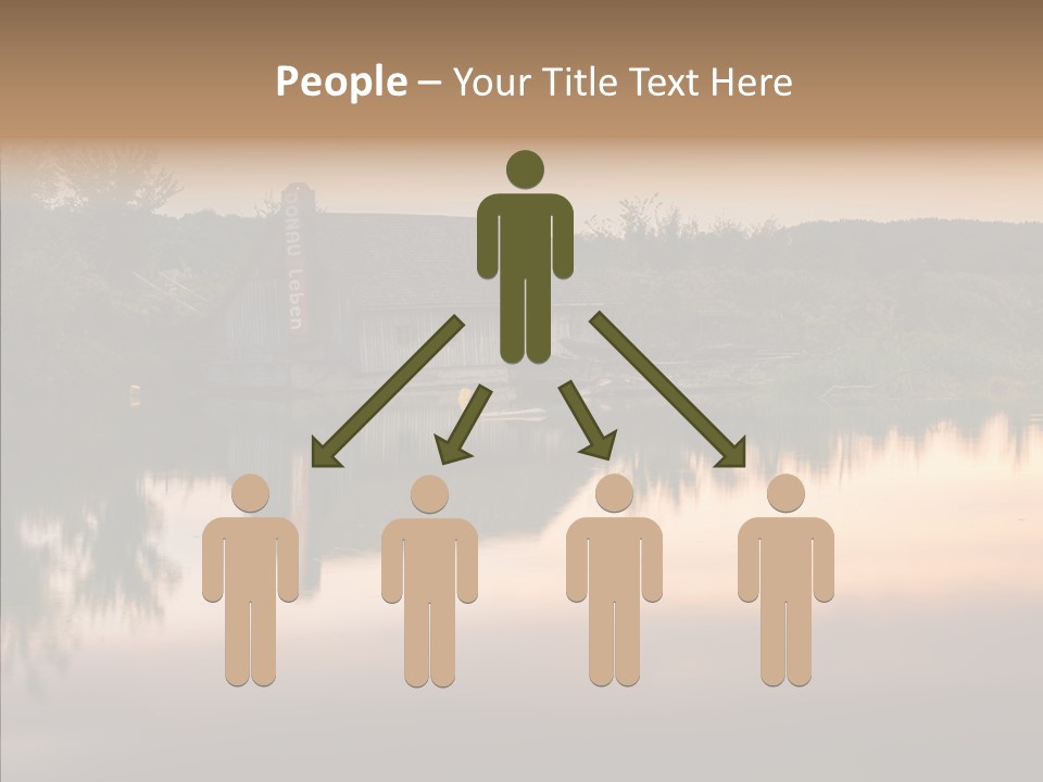 Year Seasons Duemmerung Donau PowerPoint Template