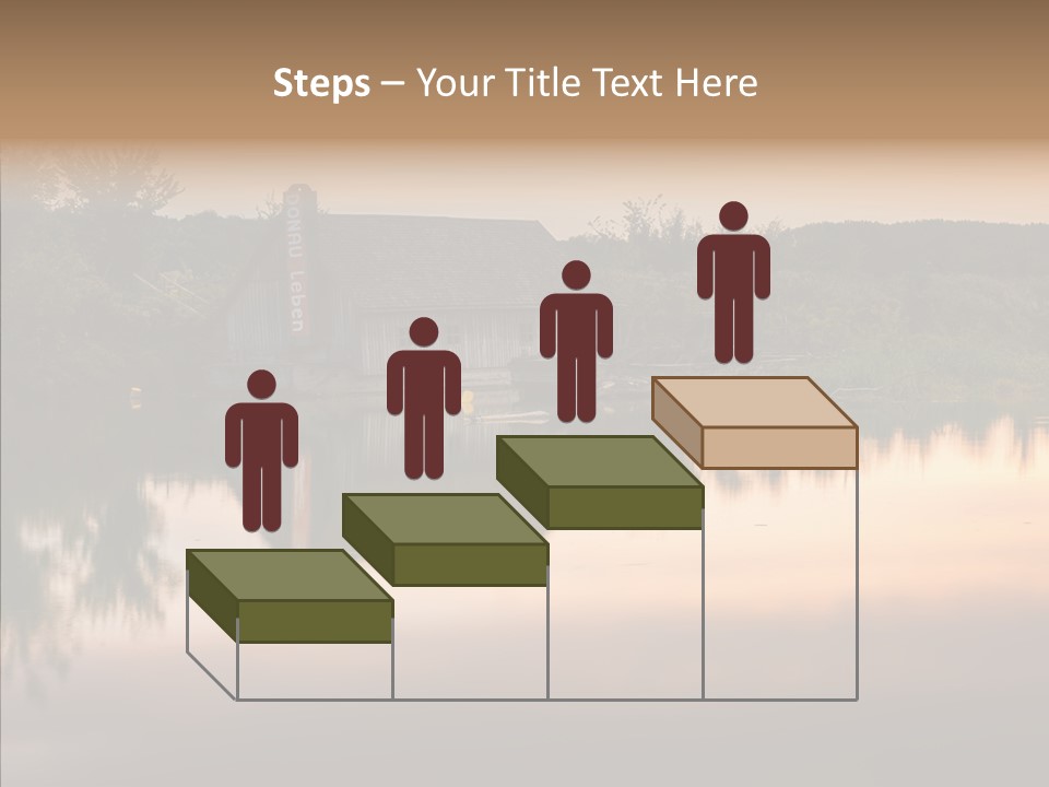 Year Seasons Duemmerung Donau PowerPoint Template