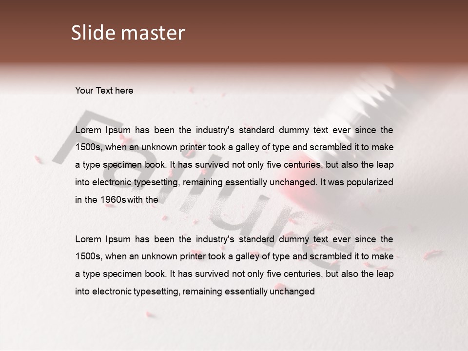 Concept Horizontal Text PowerPoint Template
