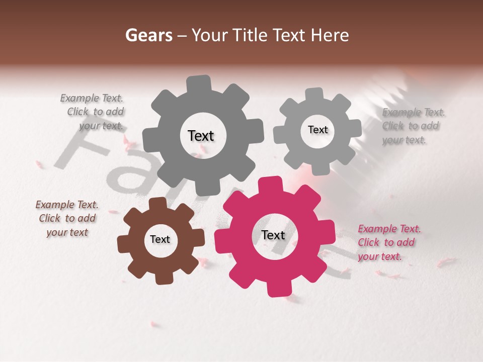 Concept Horizontal Text PowerPoint Template