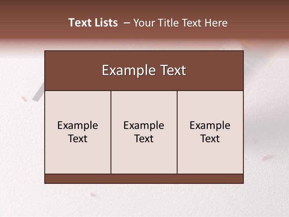 Concept Horizontal Text PowerPoint Template