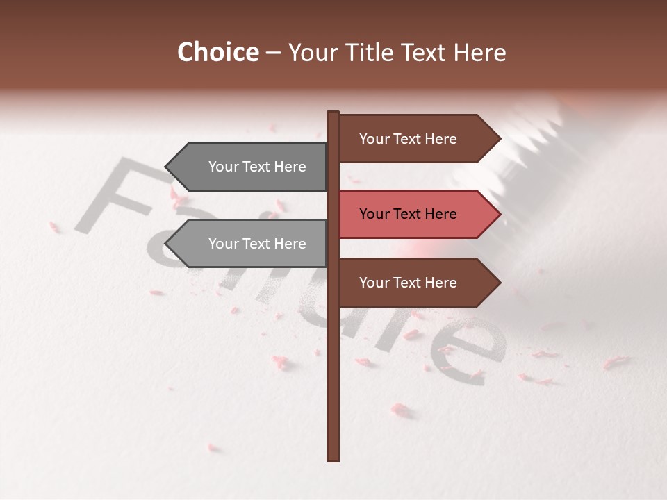 Concept Horizontal Text PowerPoint Template