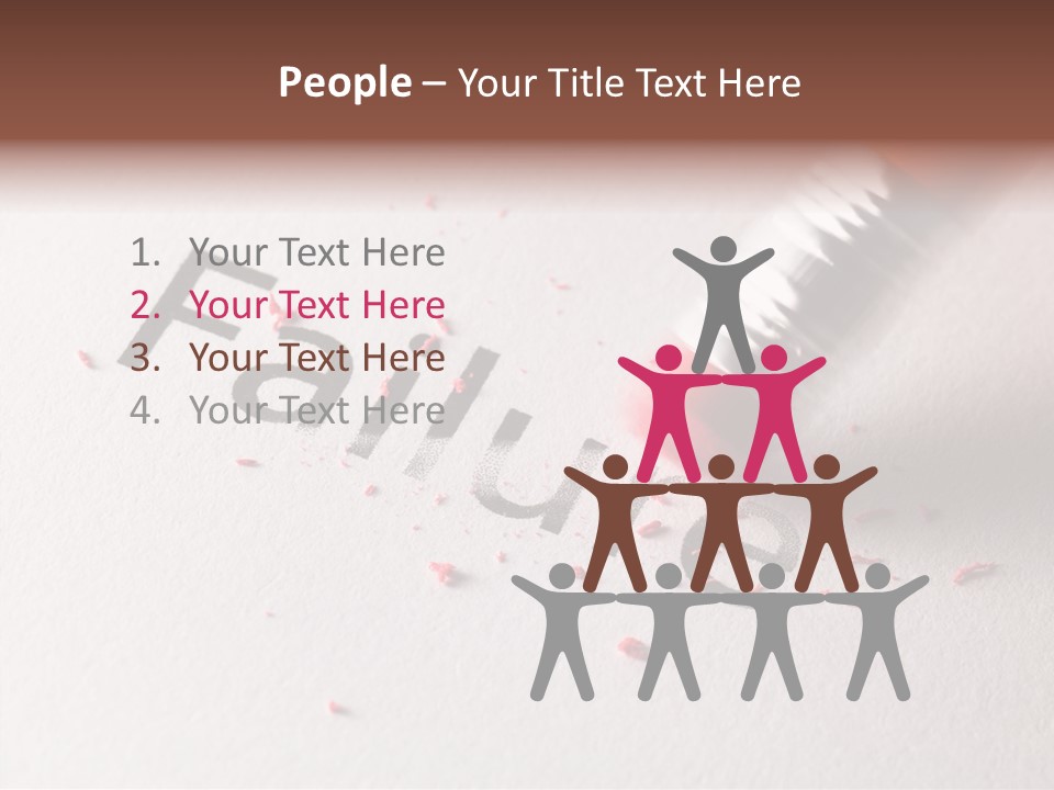 Concept Horizontal Text PowerPoint Template