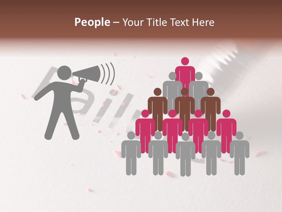 Concept Horizontal Text PowerPoint Template