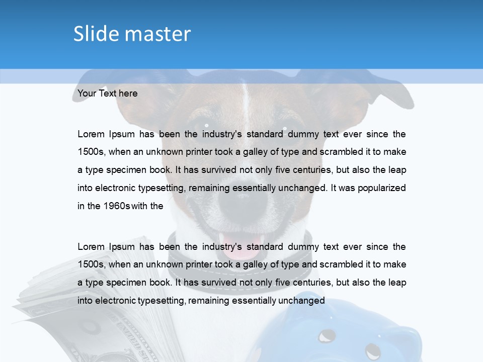 Financial Credit Lottery PowerPoint Template