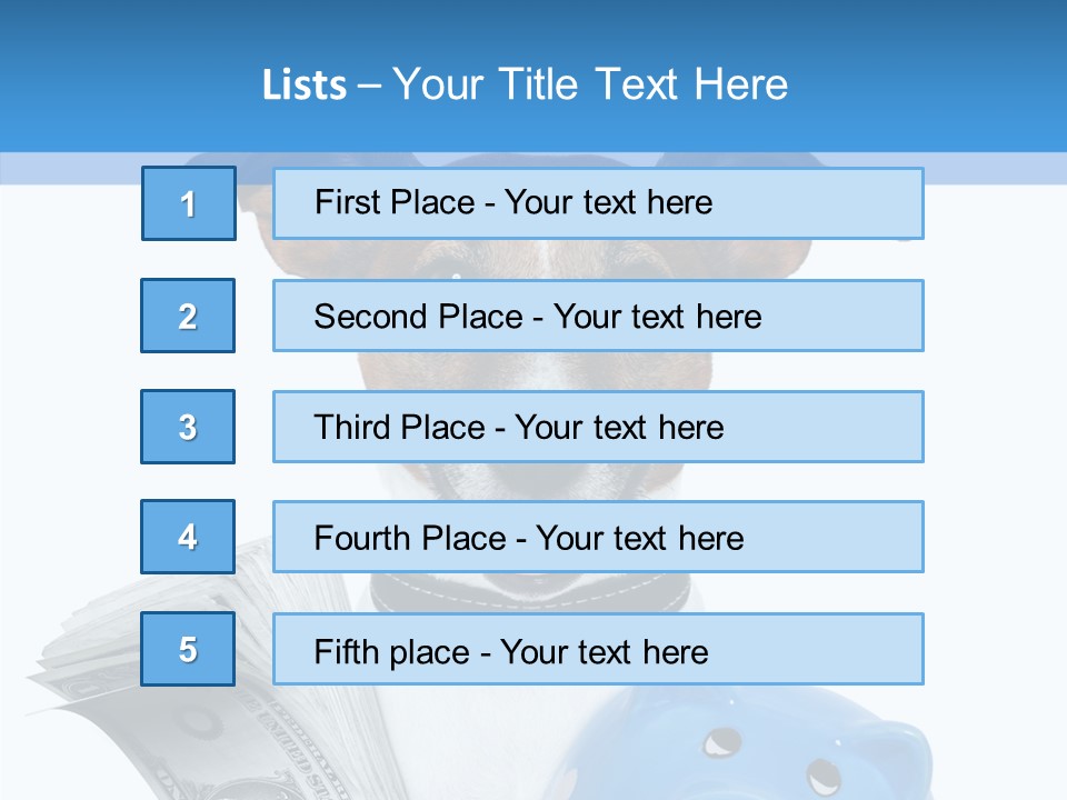 Financial Credit Lottery PowerPoint Template