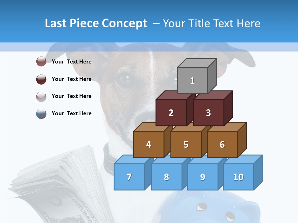 Financial Credit Lottery PowerPoint Template