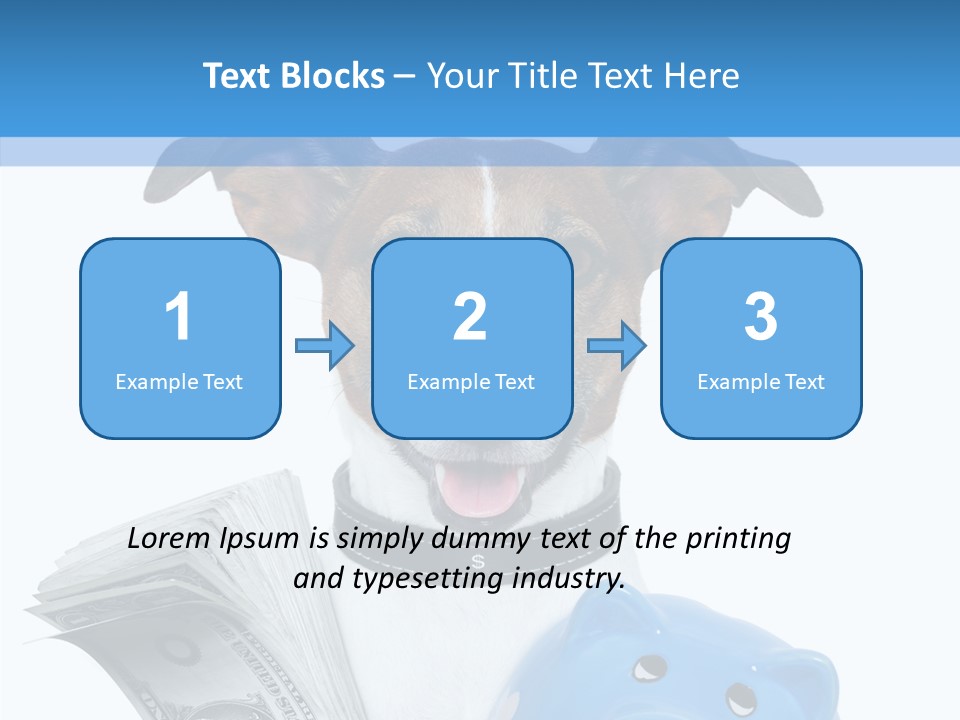 Financial Credit Lottery PowerPoint Template