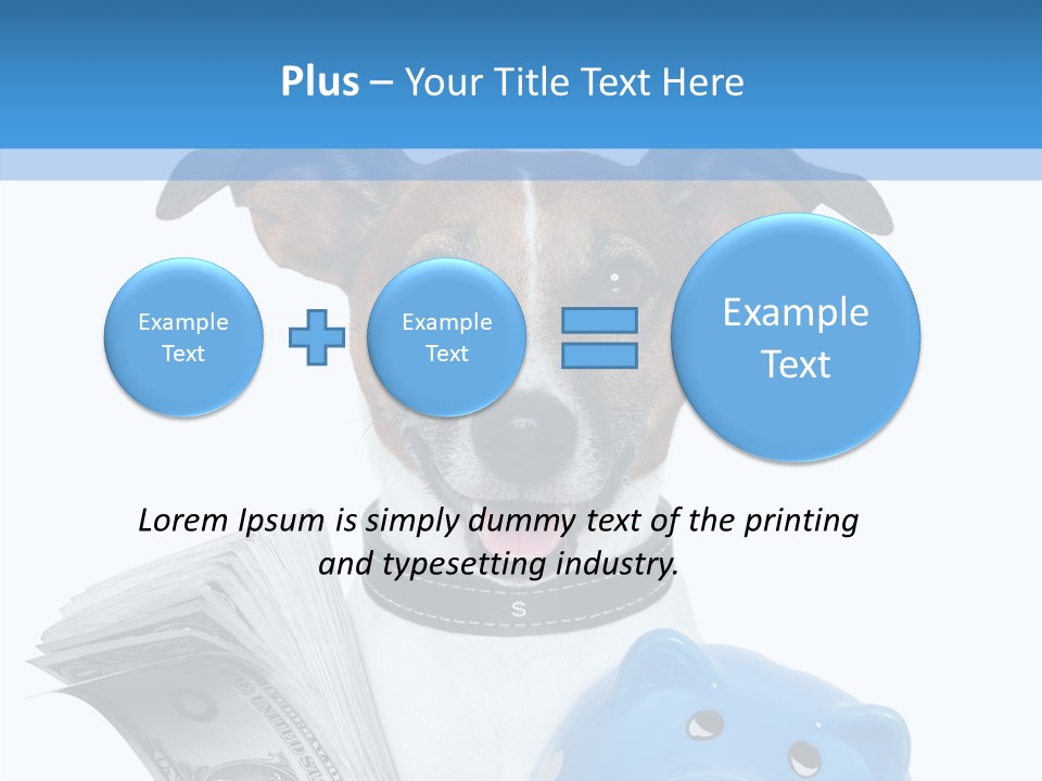 Financial Credit Lottery PowerPoint Template