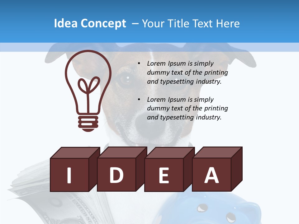 Financial Credit Lottery PowerPoint Template