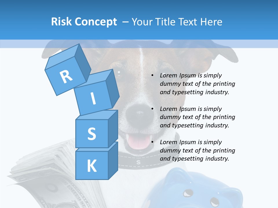 Financial Credit Lottery PowerPoint Template