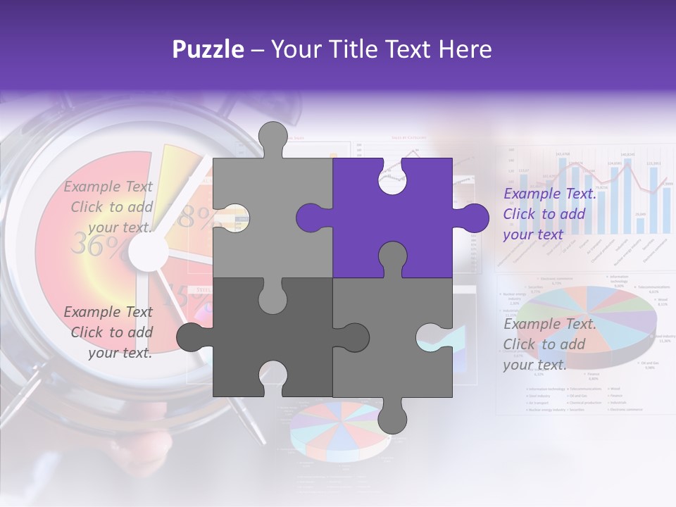 Clock Modern Success PowerPoint Template