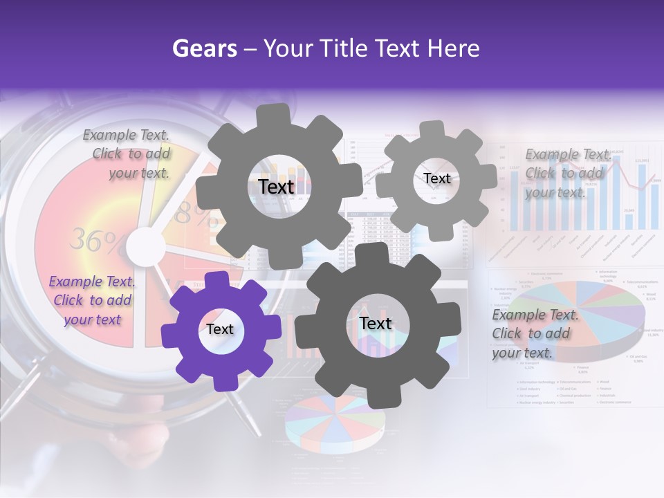Clock Modern Success PowerPoint Template