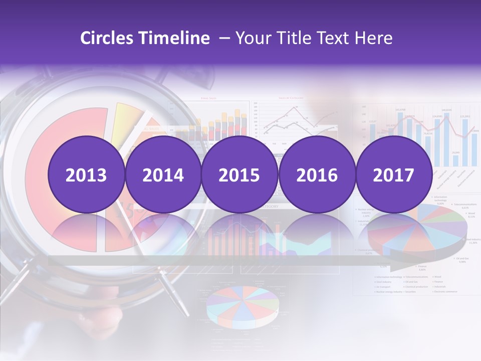 Clock Modern Success PowerPoint Template
