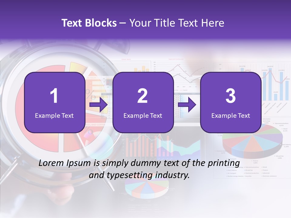 Clock Modern Success PowerPoint Template