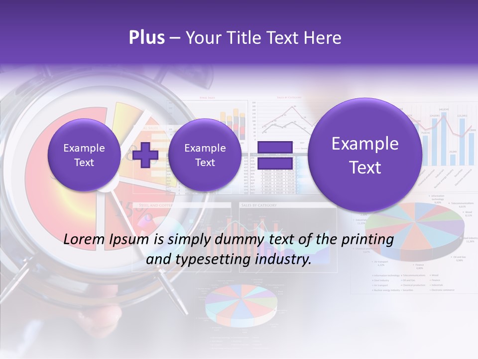 Clock Modern Success PowerPoint Template