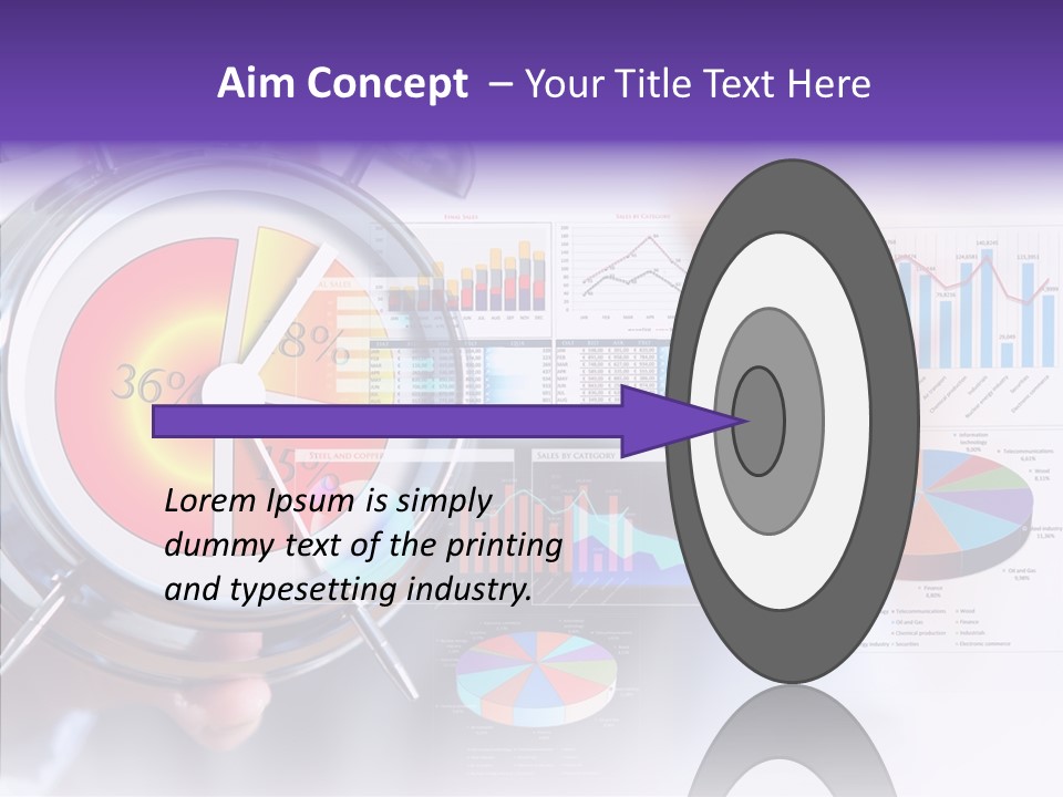 Clock Modern Success PowerPoint Template