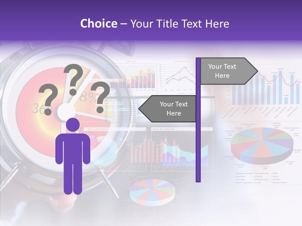 Clock Modern Success PowerPoint Template