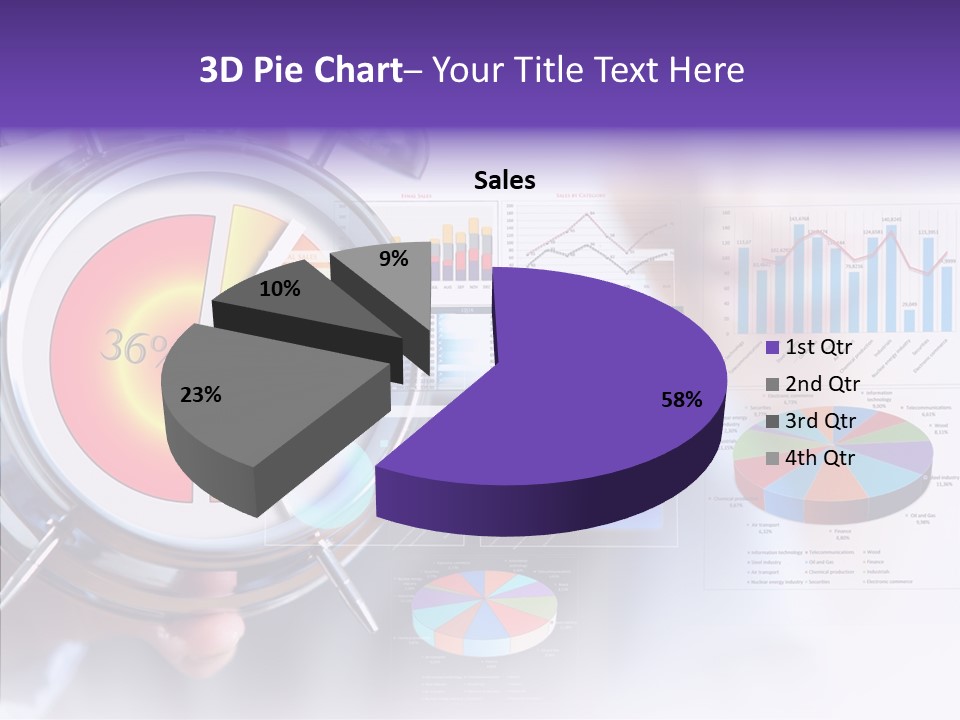 Clock Modern Success PowerPoint Template
