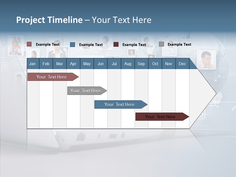 Contact Man Partnership PowerPoint Template