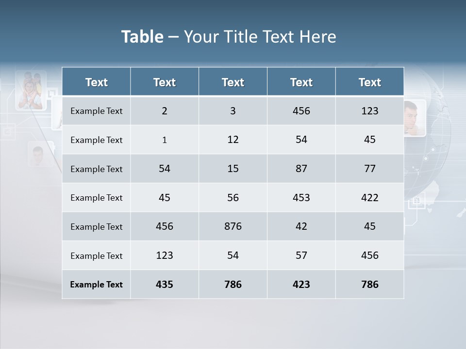 Contact Man Partnership PowerPoint Template