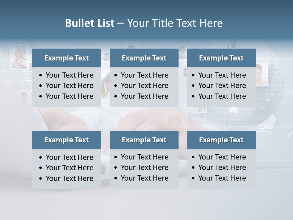 Contact Man Partnership PowerPoint Template
