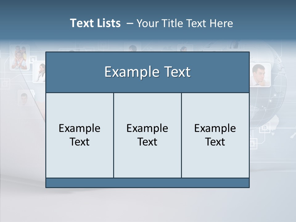 Contact Man Partnership PowerPoint Template