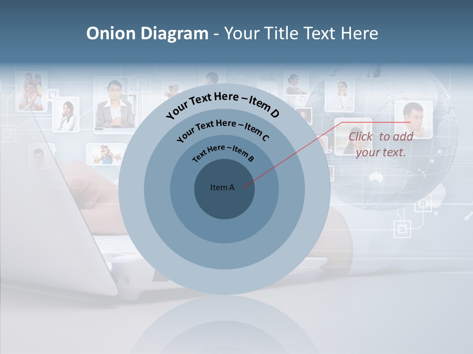 Contact Man Partnership PowerPoint Template