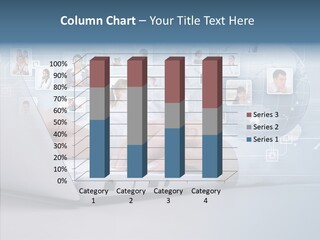 Contact Man Partnership PowerPoint Template