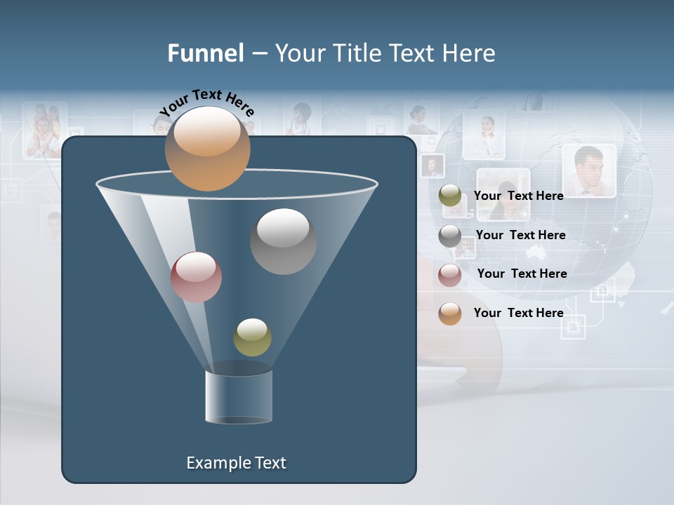 Contact Man Partnership PowerPoint Template