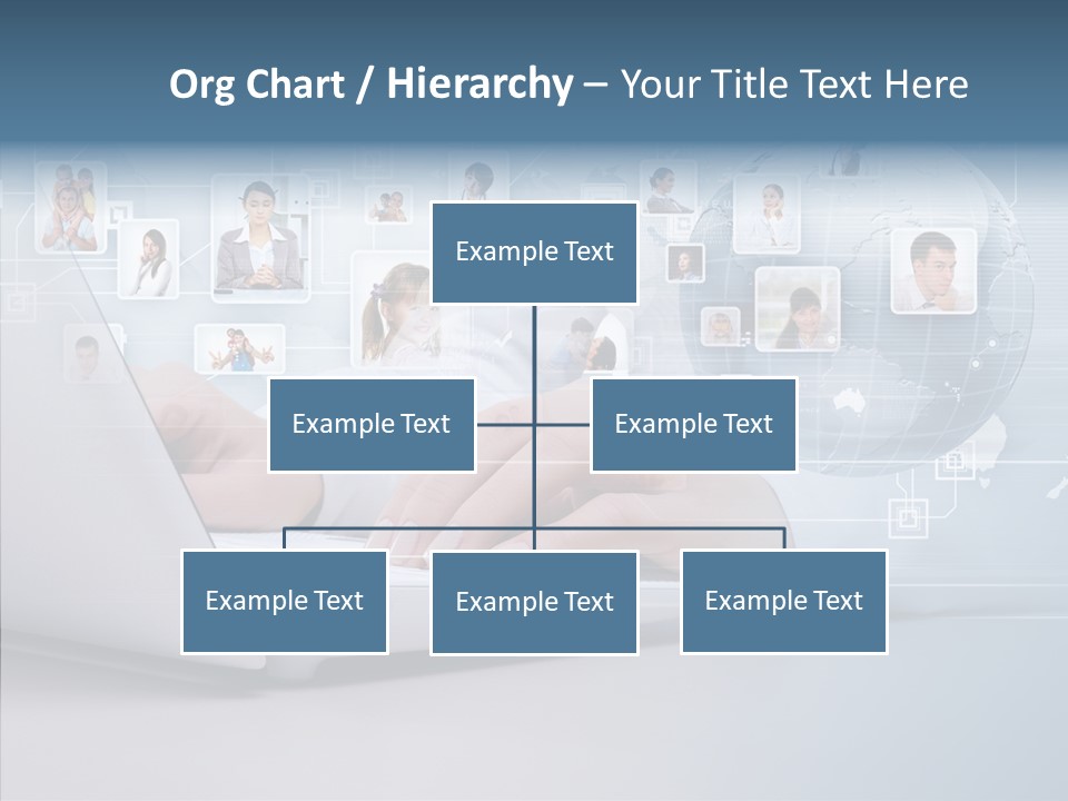 Contact Man Partnership PowerPoint Template