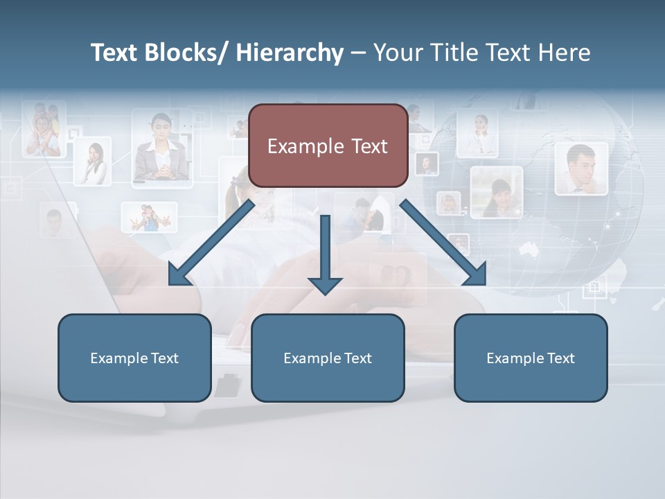 Contact Man Partnership PowerPoint Template