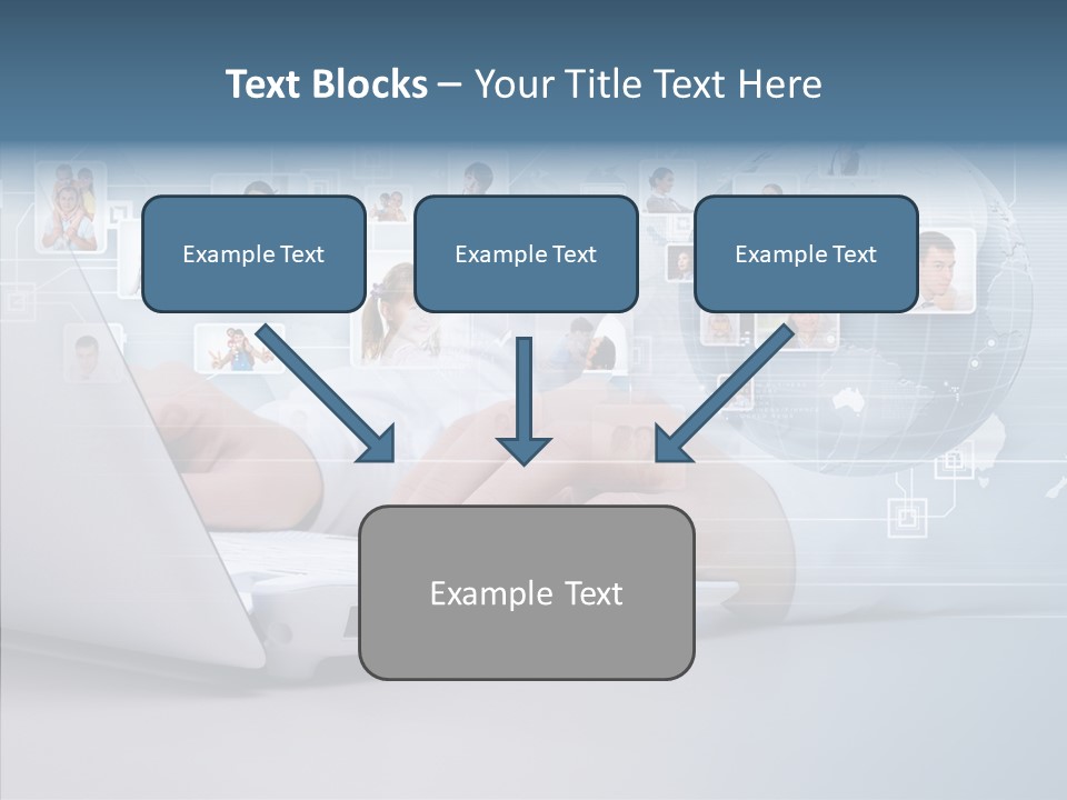 Contact Man Partnership PowerPoint Template