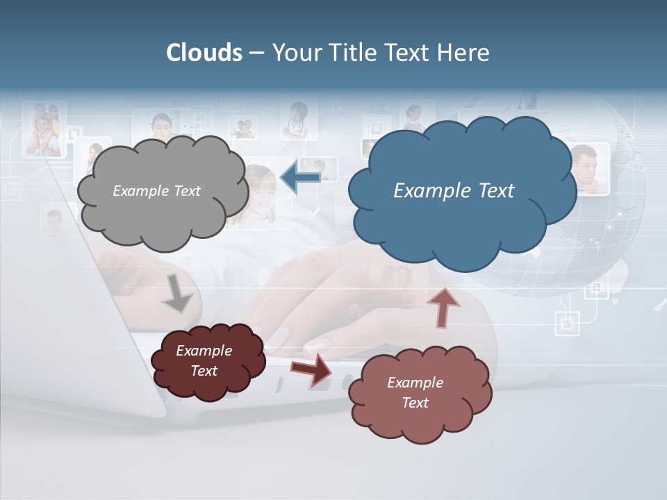 Contact Man Partnership PowerPoint Template