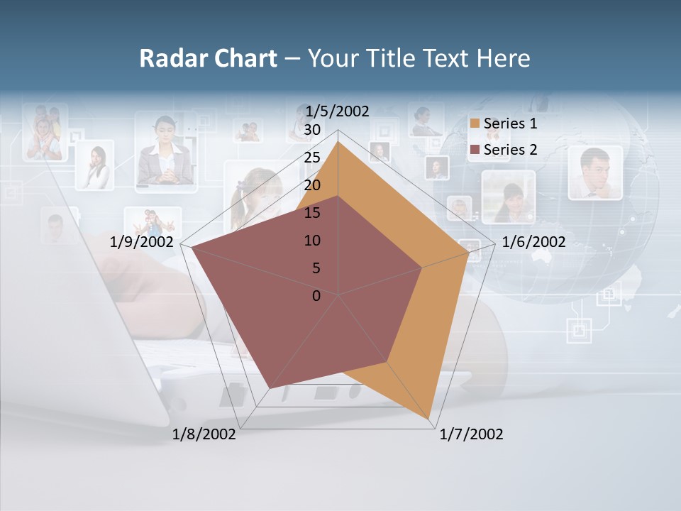 Contact Man Partnership PowerPoint Template