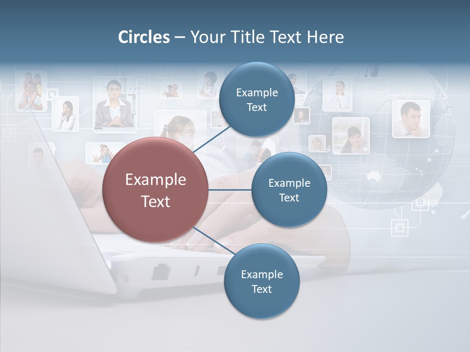 Contact Man Partnership PowerPoint Template