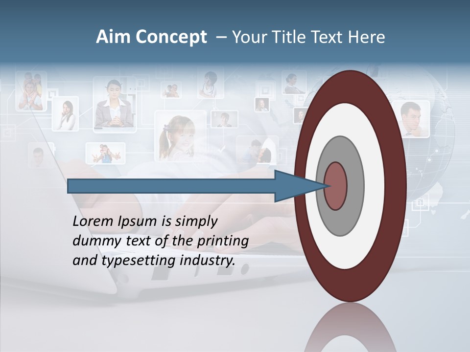 Contact Man Partnership PowerPoint Template