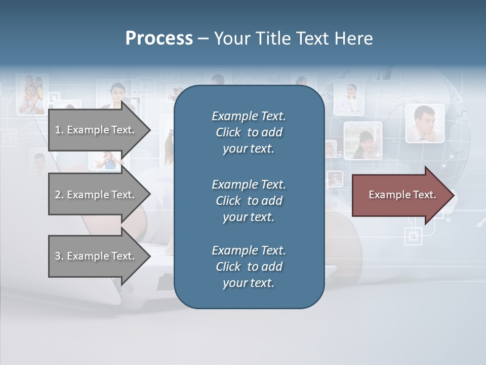 Contact Man Partnership PowerPoint Template